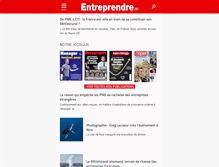 Tablet Screenshot of entreprendre.fr